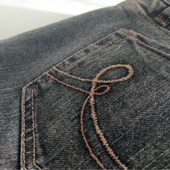 LOFT Original Bootcut Faded Black Jeans - Picture 7 of 9